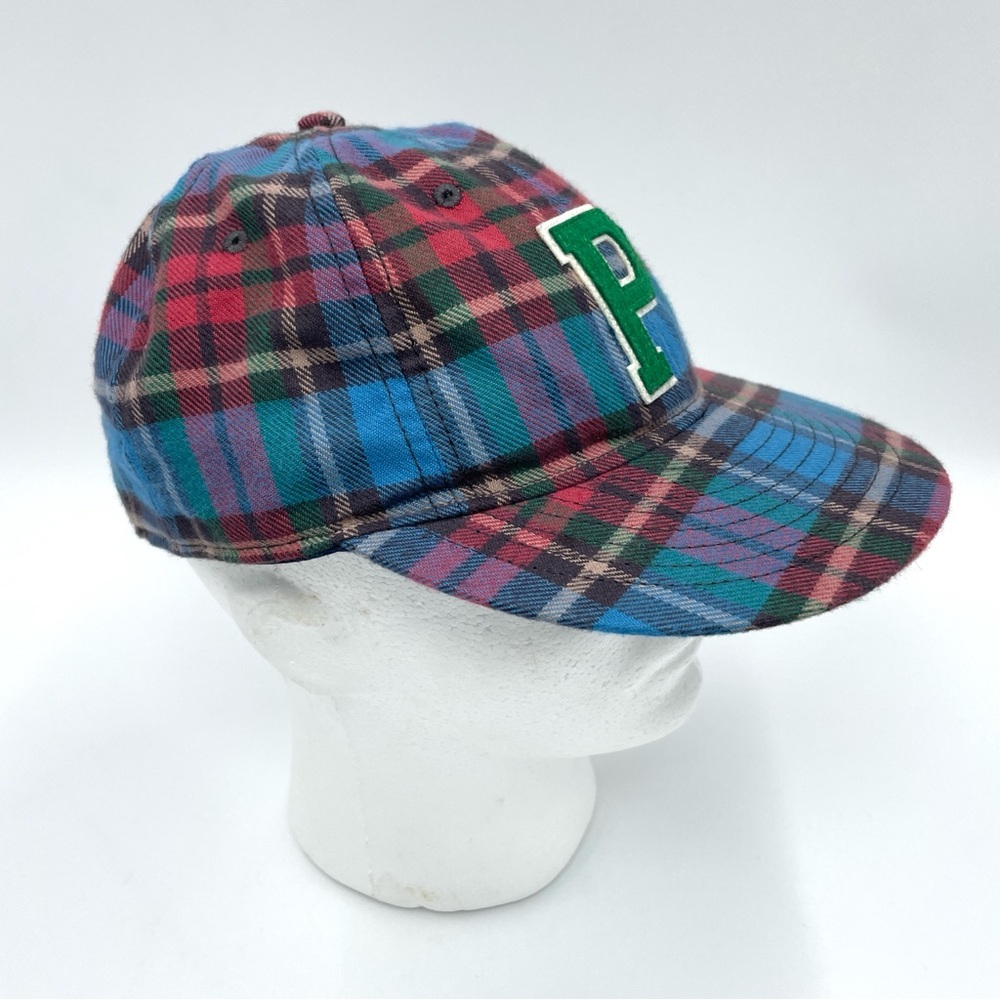 Polo Ralph Lauren Plaid Twill Madras “P” Patch Hat Cap
